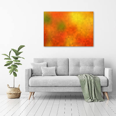 Canvas schilderij Abstracte driehoeken