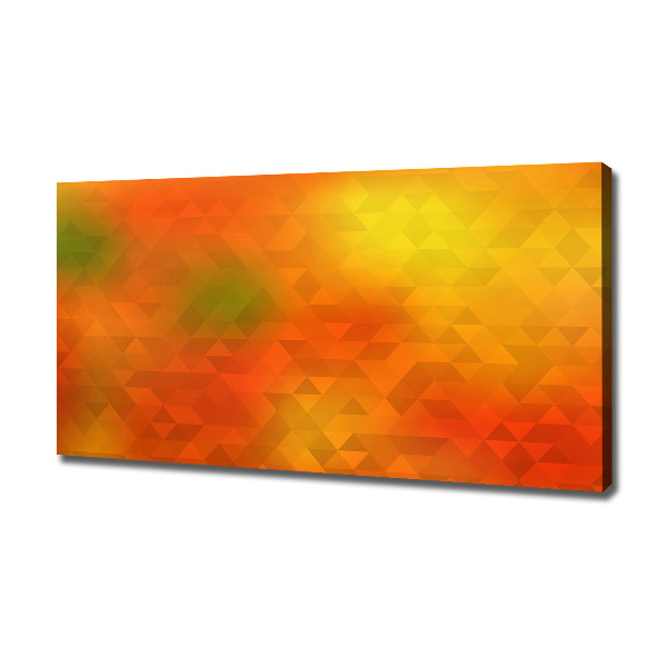 Canvas schilderij Abstracte driehoeken