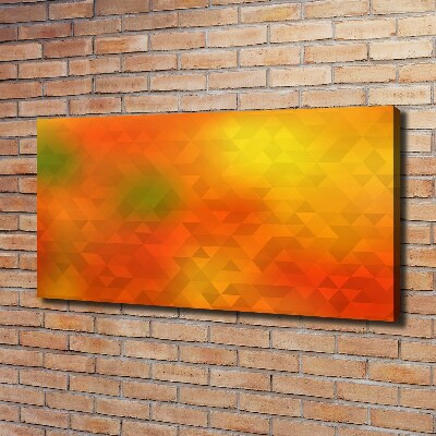 Canvas schilderij Abstracte driehoeken