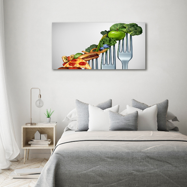 Canvas schilderij Vooruitgang in het dieet