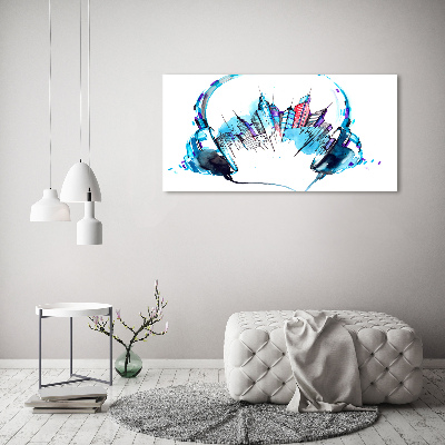 Canvas foto Geluiden van de stad