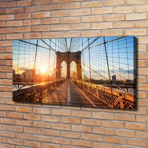 Schilderij op canvas Brooklynbrug