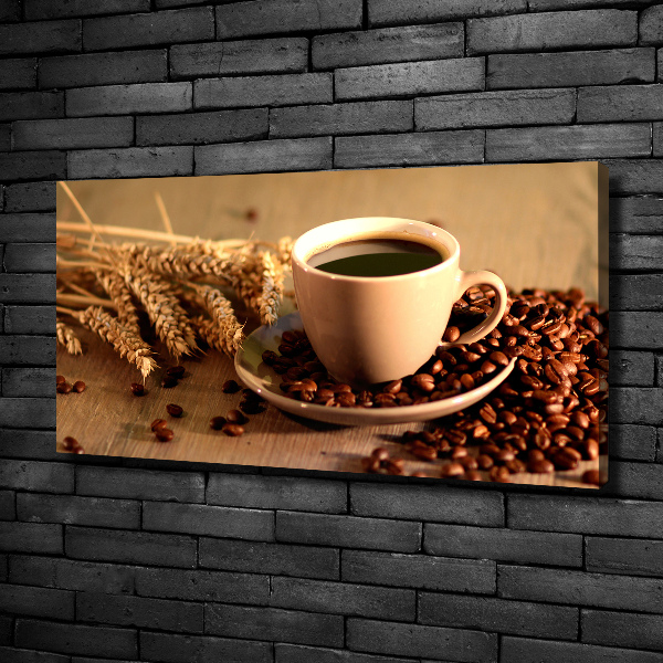 Canvas foto Aromatische koffie