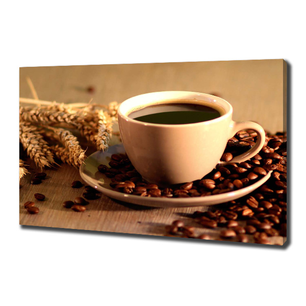 Canvas foto Aromatische koffie