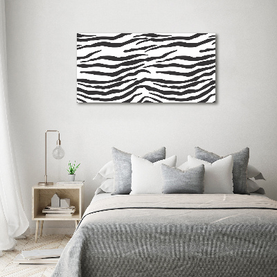 Foto op canvas Zebra-achtergrond