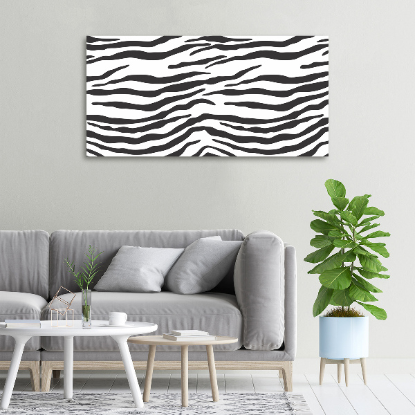 Foto op canvas Zebra-achtergrond