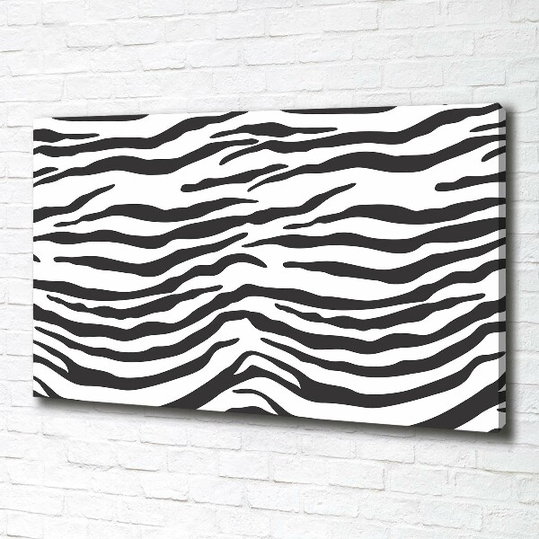 Foto op canvas Zebra-achtergrond