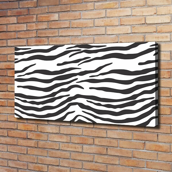 Foto op canvas Zebra-achtergrond