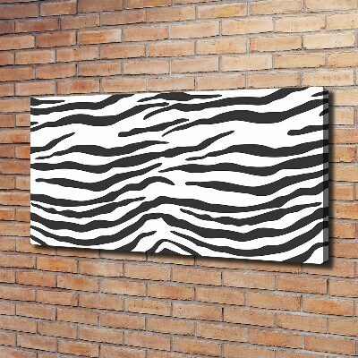 Foto op canvas Zebra-achtergrond