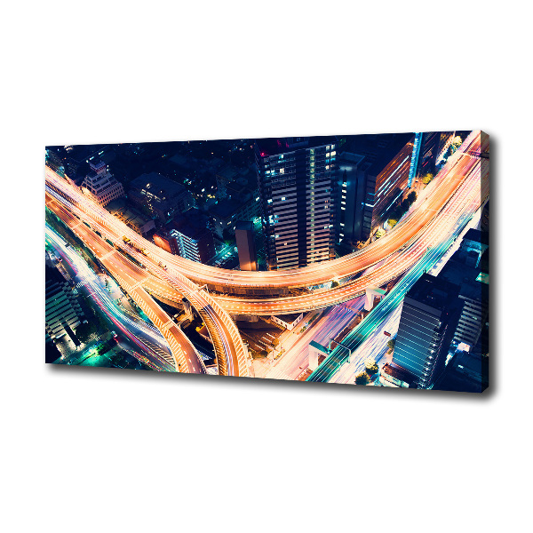 Foto canvas Snelweg van Tokio