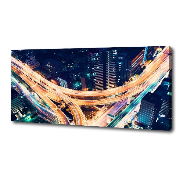 Foto canvas Snelweg van Tokio