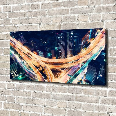 Foto canvas Snelweg van Tokio