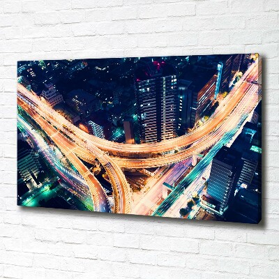 Foto canvas Snelweg van Tokio