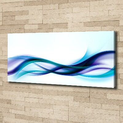 Foto op canvas Abstracte golven