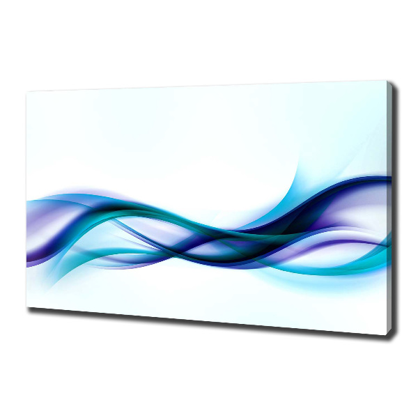 Foto op canvas Abstracte golven