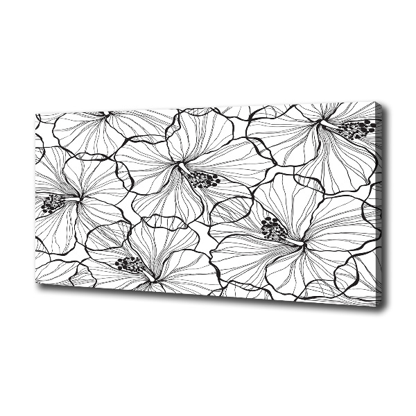Foto canvas Hawaiiaanse bloemen