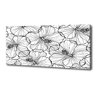 Foto canvas Hawaiiaanse bloemen