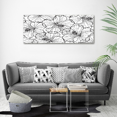 Foto canvas Hawaiiaanse bloemen