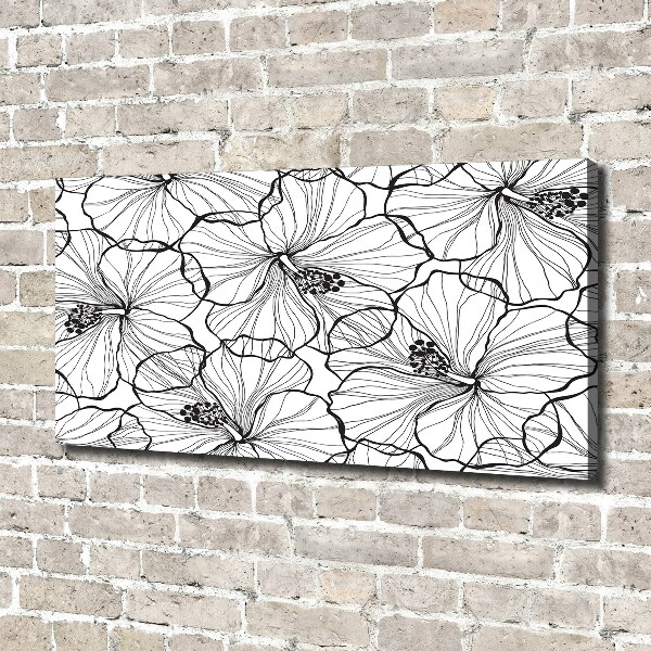 Foto canvas Hawaiiaanse bloemen