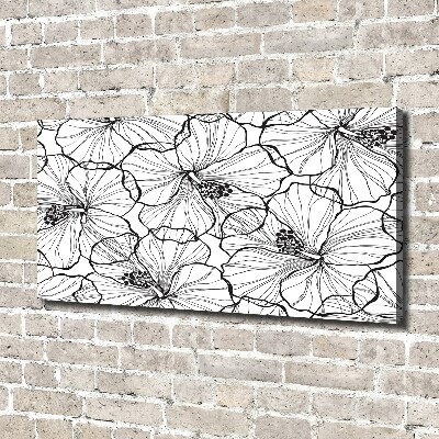 Foto canvas Hawaiiaanse bloemen