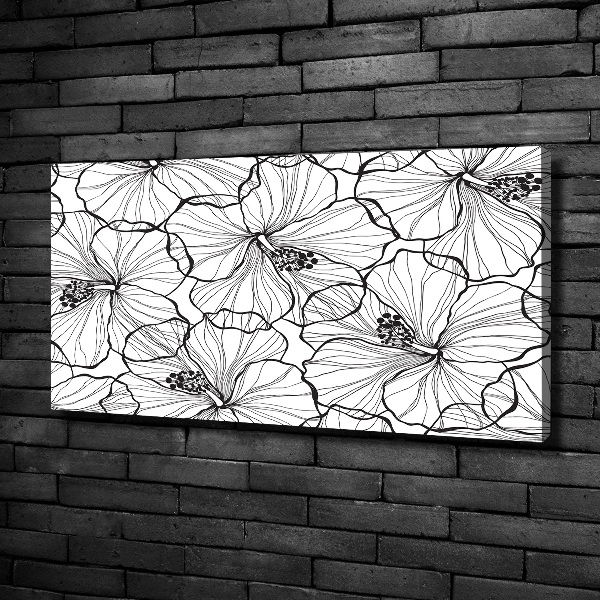 Foto canvas Hawaiiaanse bloemen
