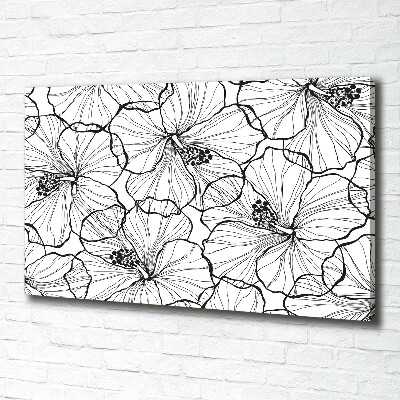 Foto canvas Hawaiiaanse bloemen