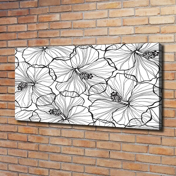 Foto canvas Hawaiiaanse bloemen