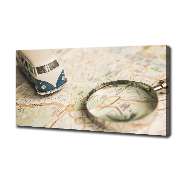 Canvas schilderij Symboliek van reizen
