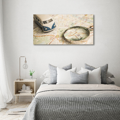 Canvas schilderij Symboliek van reizen