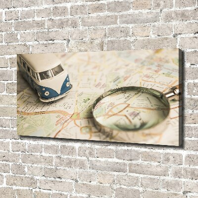 Canvas schilderij Symboliek van reizen