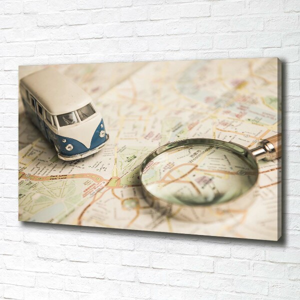 Canvas schilderij Symboliek van reizen