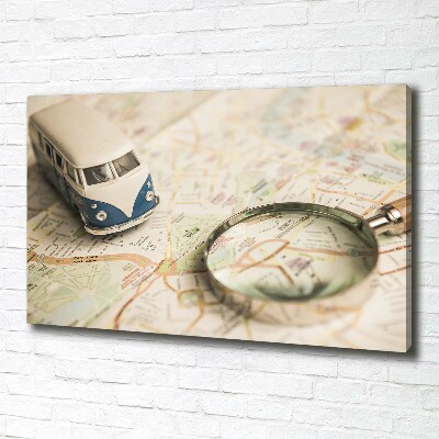 Canvas schilderij Symboliek van reizen