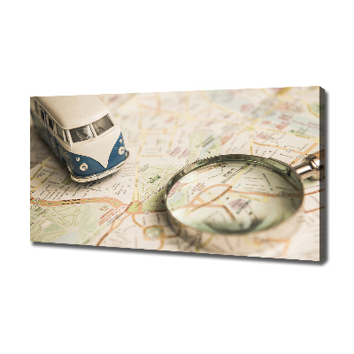Canvas schilderij Symboliek van reizen