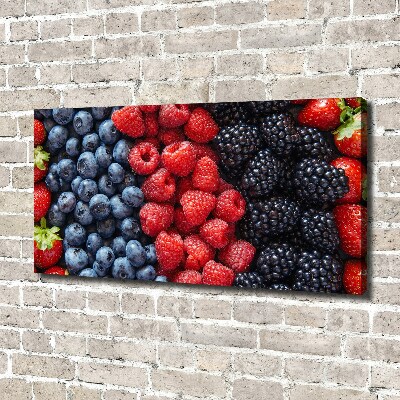 Canvas foto Bosvruchten