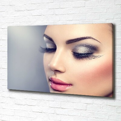 Foto op canvas Perfecte make-up