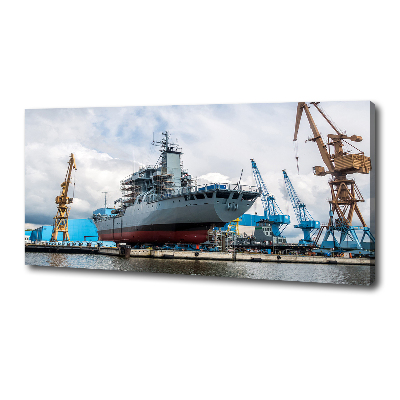 Foto op canvas Scheepswerf