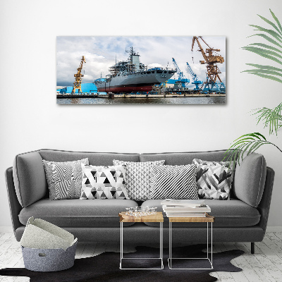 Foto op canvas Scheepswerf