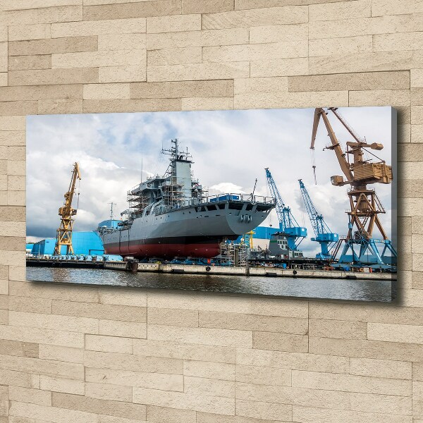 Foto op canvas Scheepswerf