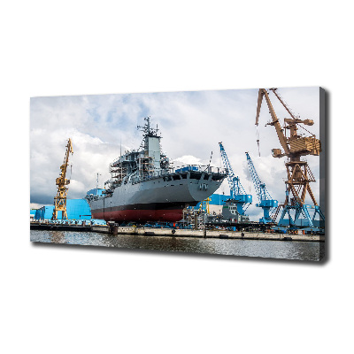 Foto op canvas Scheepswerf