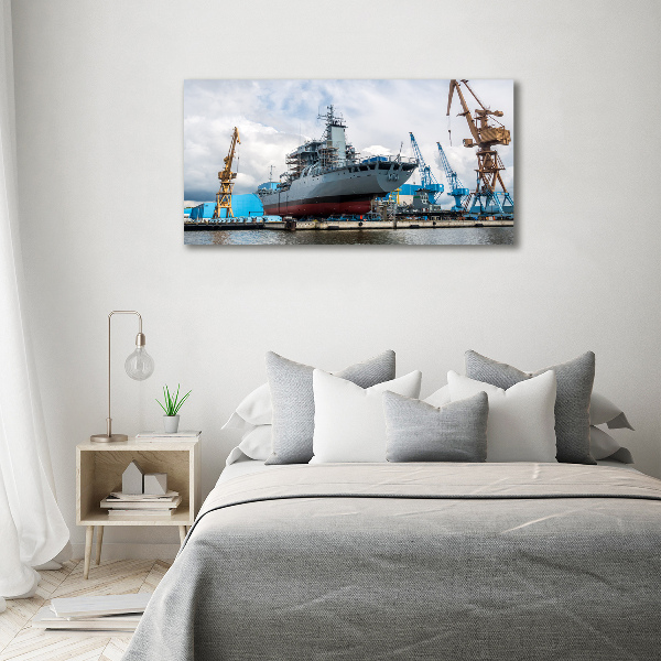 Foto op canvas Scheepswerf