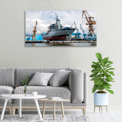 Foto op canvas Scheepswerf