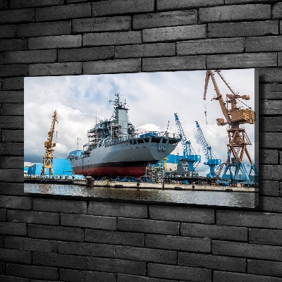 Foto op canvas Scheepswerf