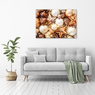 Foto canvas Kerstballen