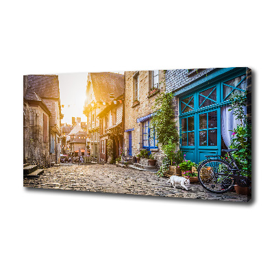 Foto canvas Een charmante straat