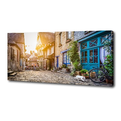 Foto canvas Een charmante straat