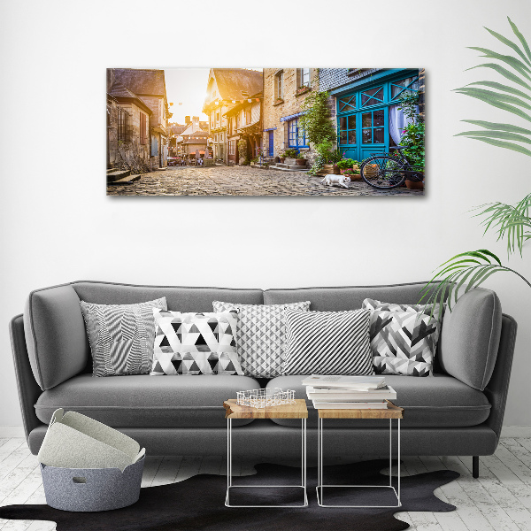 Foto canvas Een charmante straat