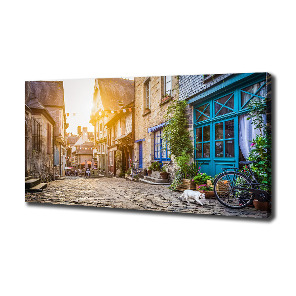 Foto canvas Een charmante straat