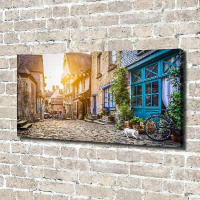 Foto canvas Een charmante straat