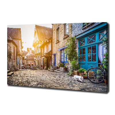 Foto canvas Een charmante straat