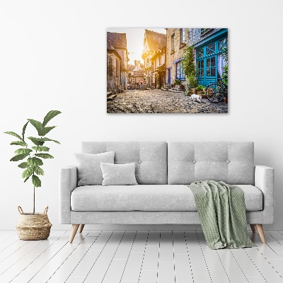 Foto canvas Een charmante straat